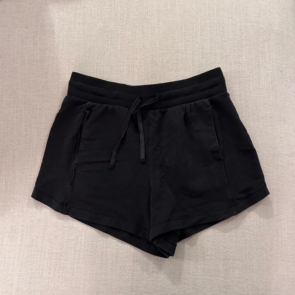 All in Motion black lounge shorts, size M.